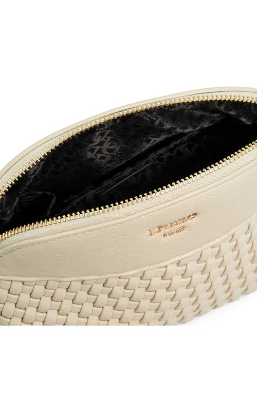 Dune London Distinct Faux Leather Crossbody Bag In Cream