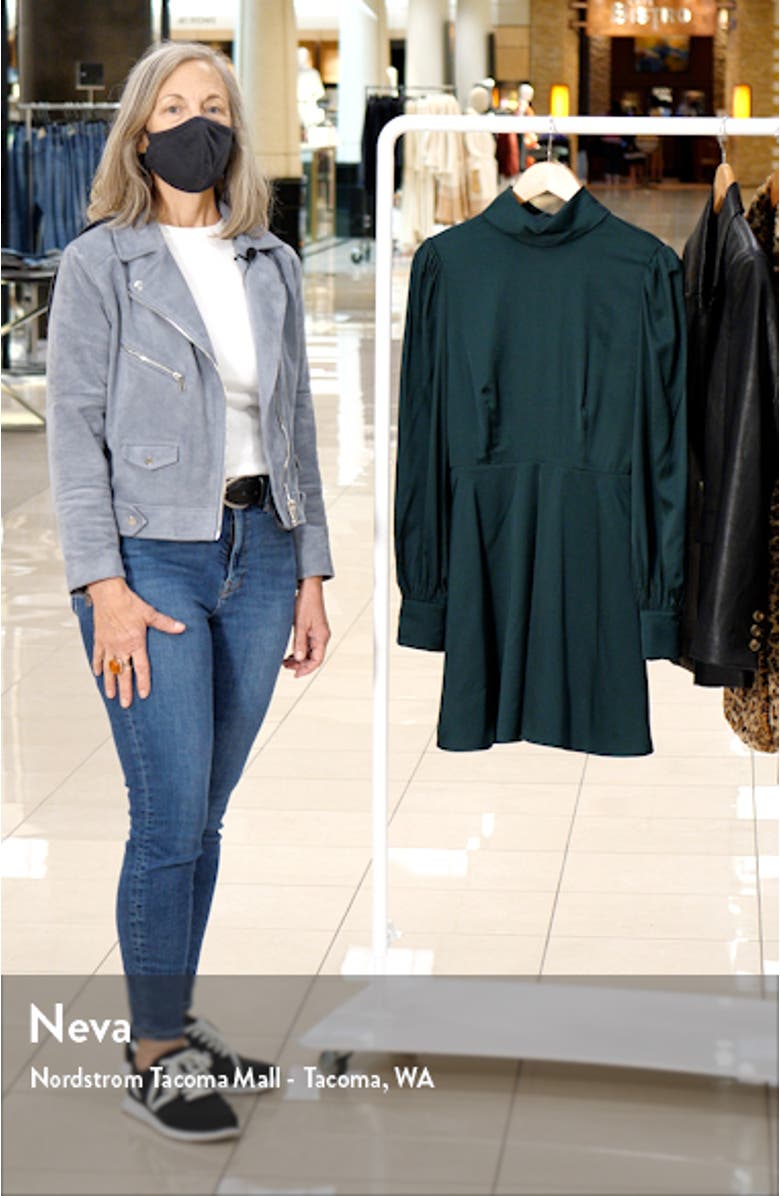 Milano Long Sleeve Minidress, sales video thumbnail