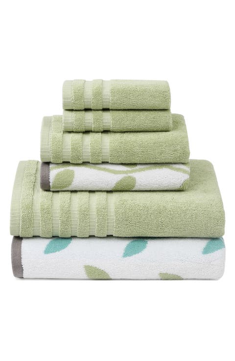 MODERN THREADS Yard Dyed 6-Piece Towel Set