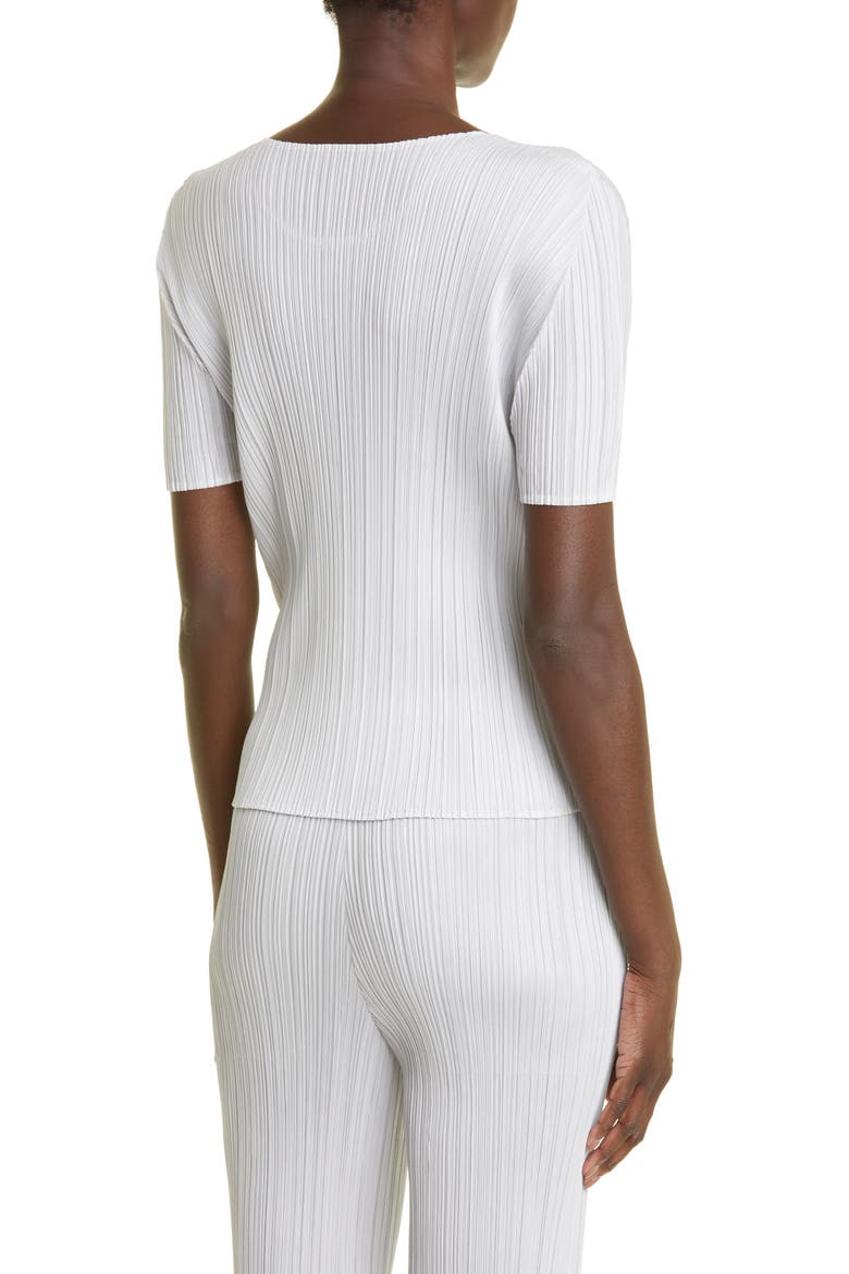Pleated Top, Alternate, color, LIGHT GRAY