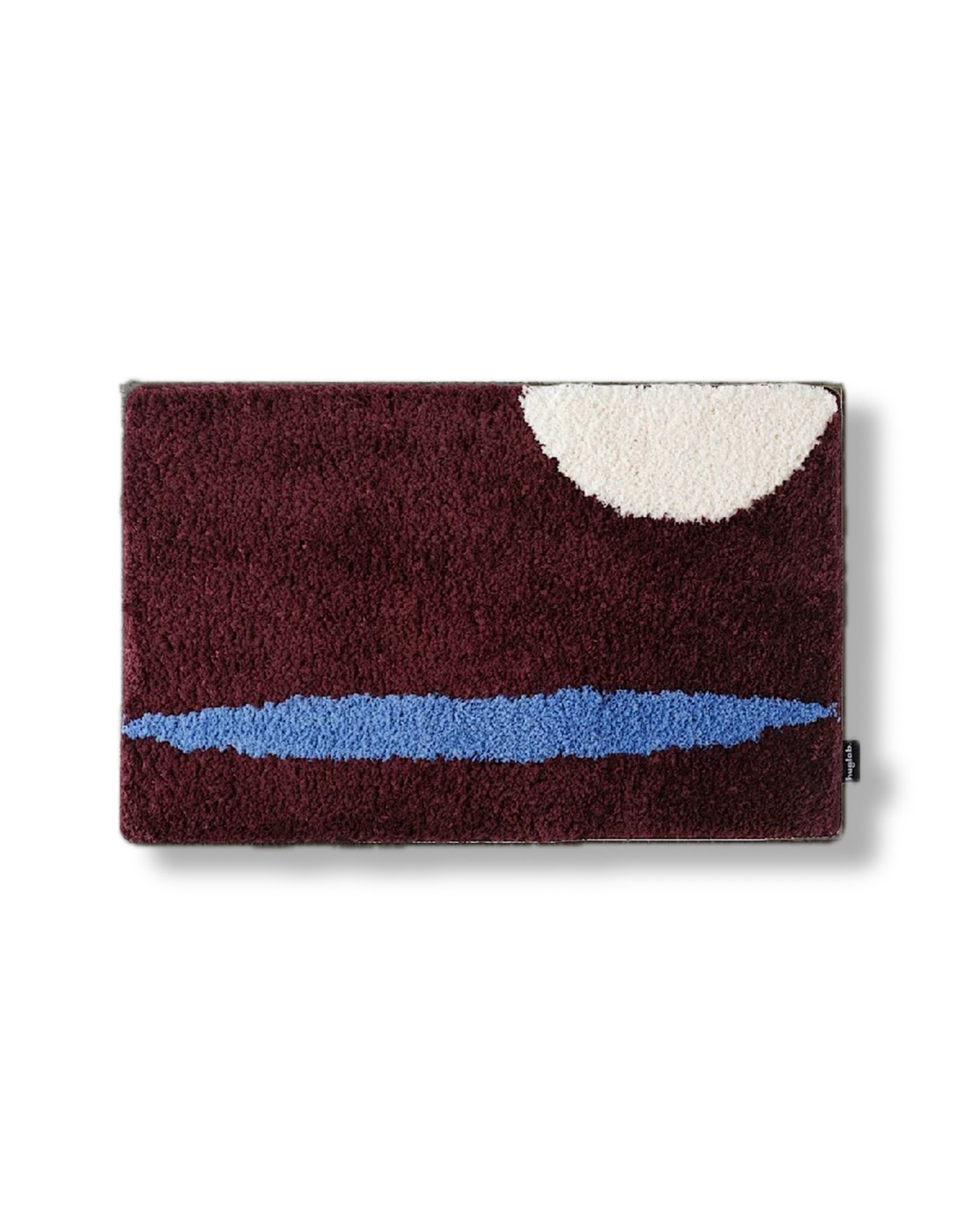 Coffee Brown, Blue and White