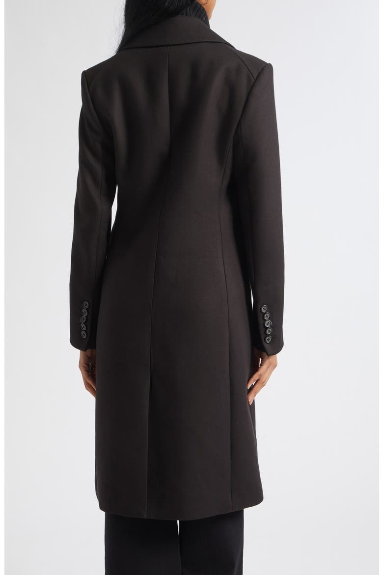 Stryder Double Breasted Dickey Coat, Alternate, color, BLACK