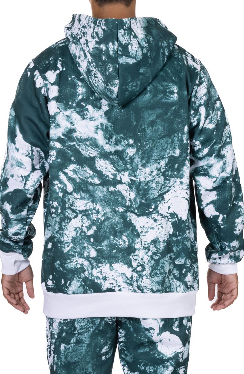 VAST Seafoam Recycled Polyester Zip Hoodie, Alternate, color,