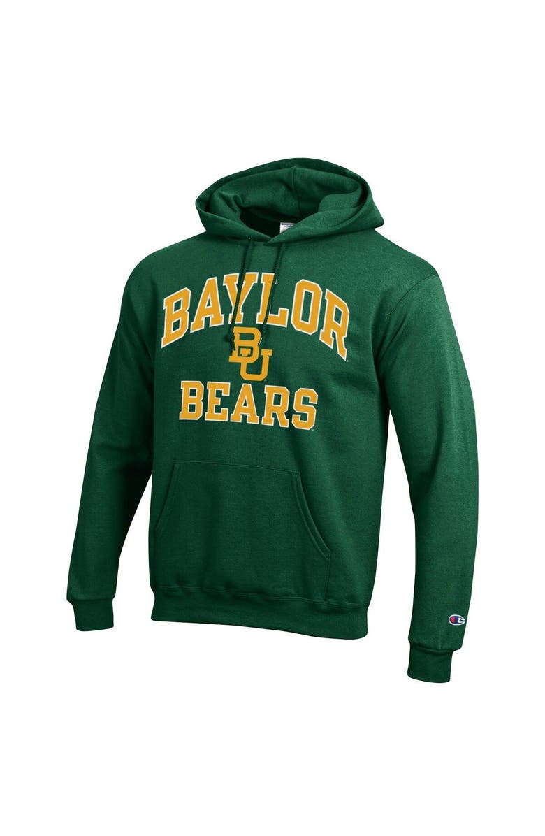 Champion Men's Champion Green Baylor Bears High Motor Pullover Hoodie, Alternate, color,