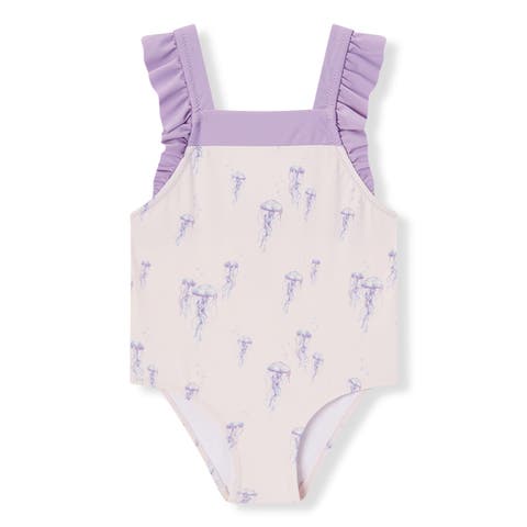 Ruffle Square Neck Swimsuit (Baby)