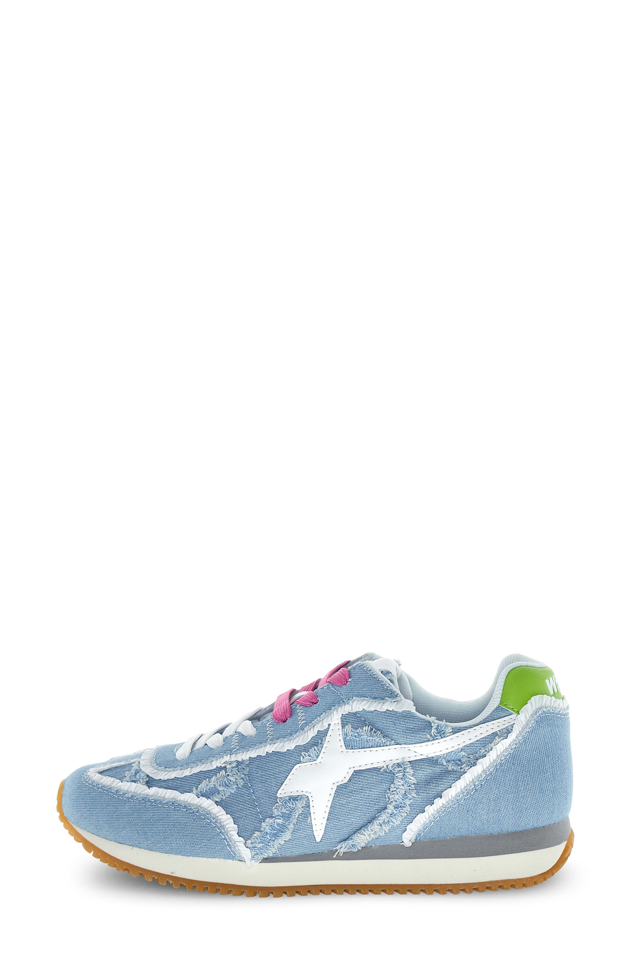 Samoa Sneaker, Alternate, color, JEANS WHITE