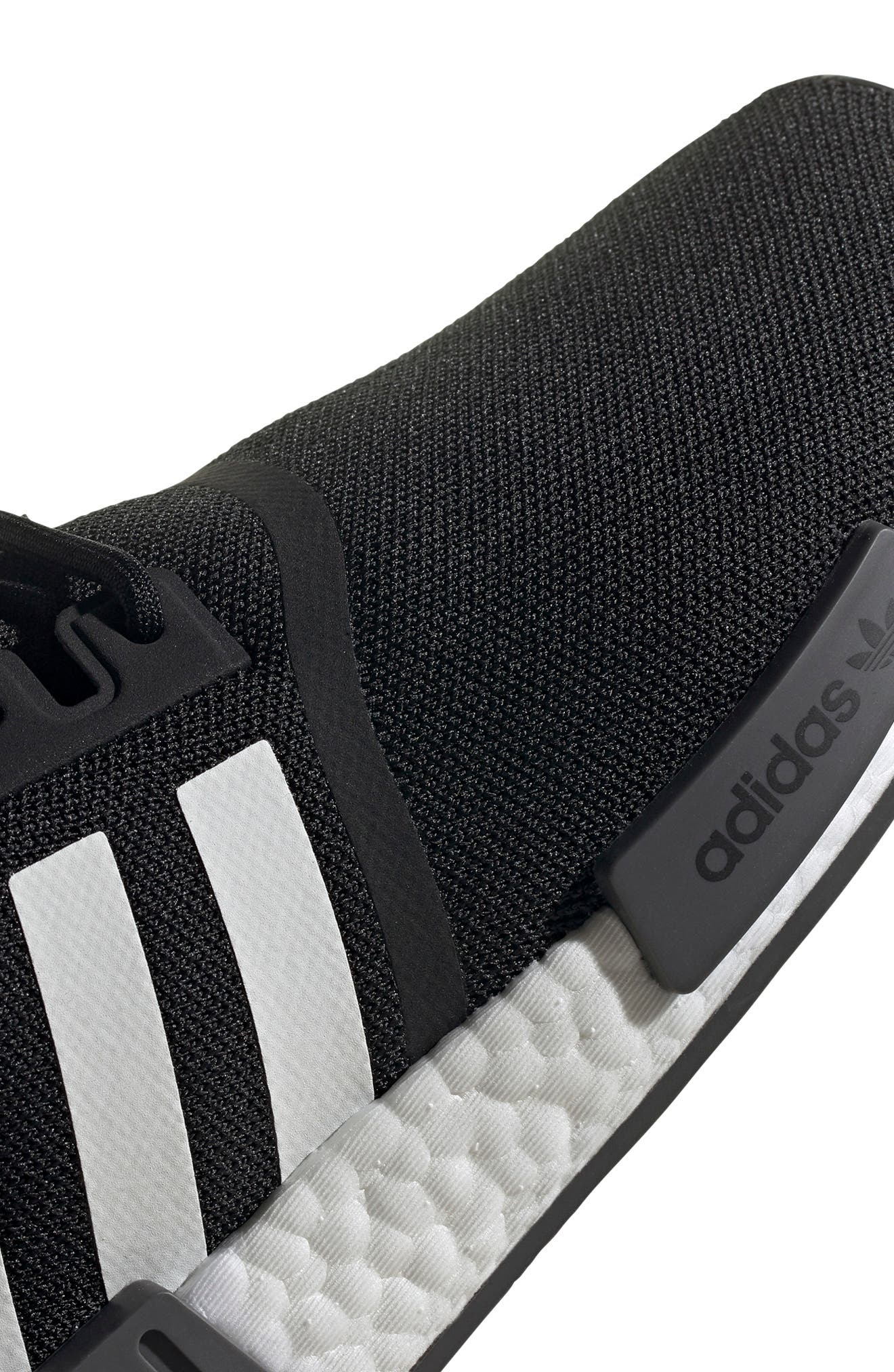 adidas NMD R1 Primeblue Sneaker, Alternate, color, Core Black/ White/ Grey