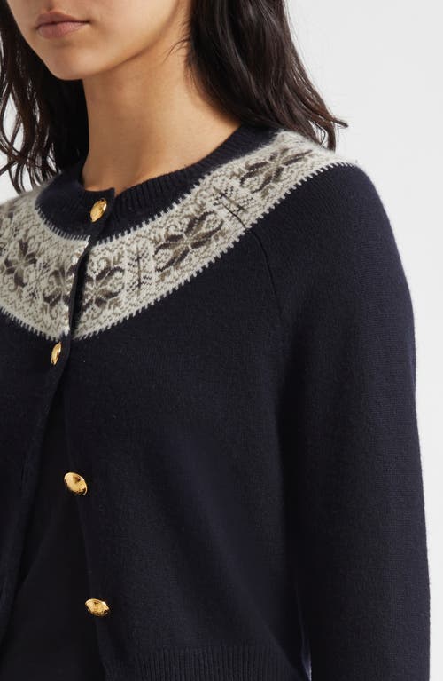 Nili Lotan Josefa Cashmere Cardigan In Blue