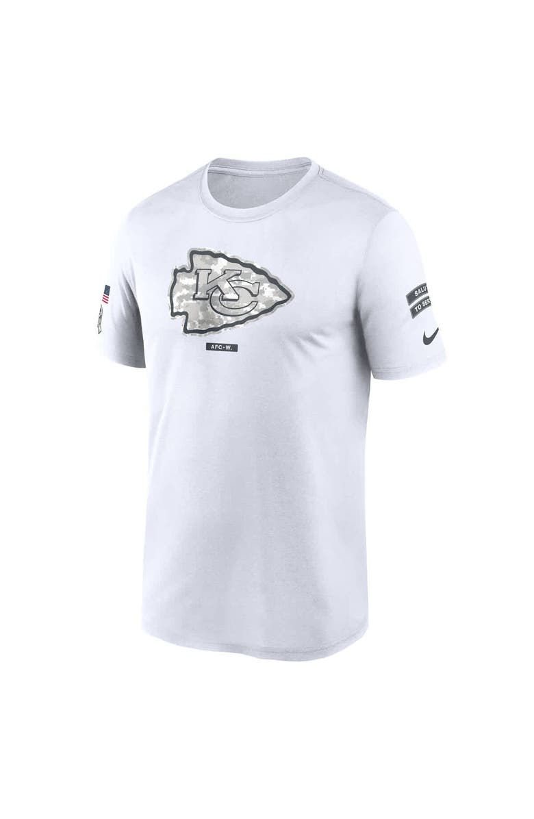 Nike Men's Nike White Kansas City Chiefs 2024 Salute To Service Legend Performance T-Shirt, Alternate, color, 