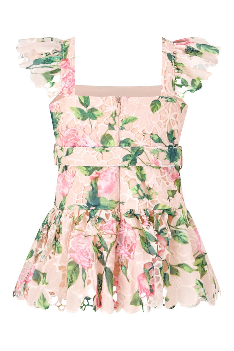 Leonora Embroidered Mini Dress, Alternate, color, Floral