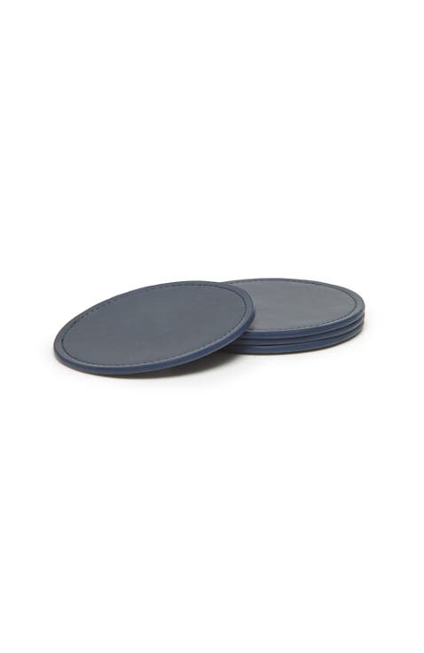 Blake Leather Coaster Set