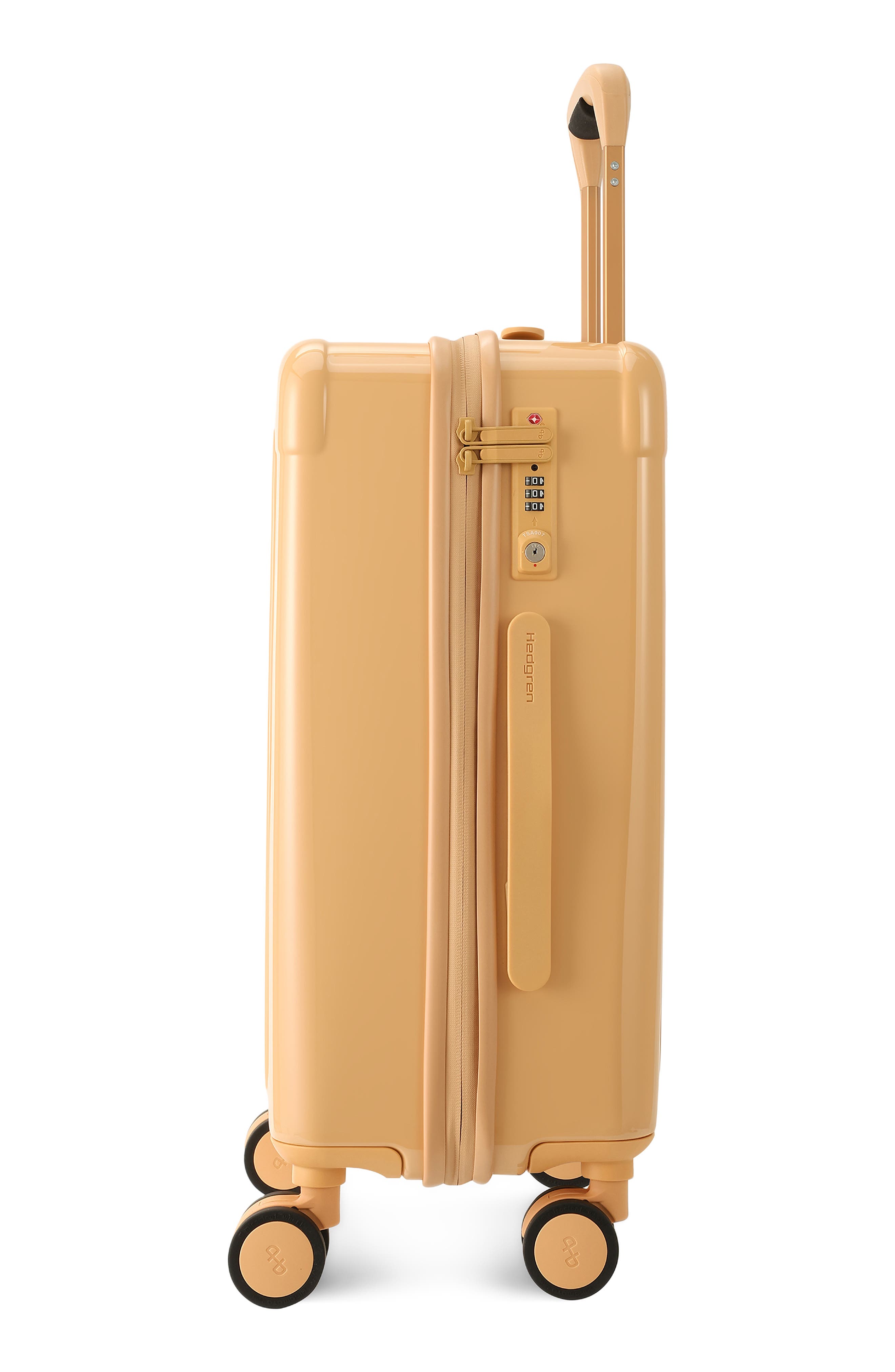 Hedgren Nostos Glossy Spinner Carry-On, Alternate, color, Nectar