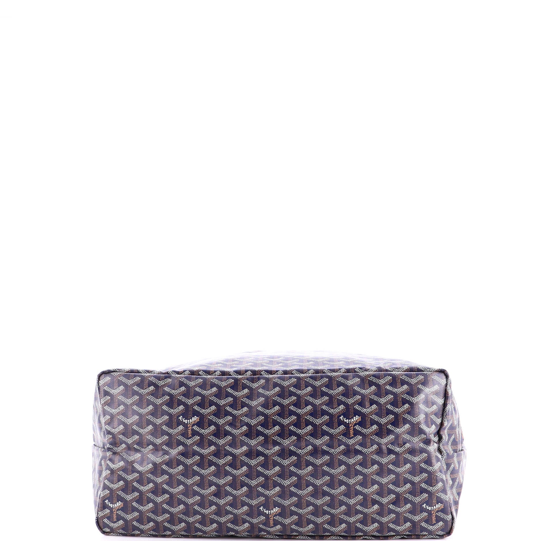 Pre-Owned Goyard Saint Louis Tote Coated Canvas GM, Alternate, color, Blue