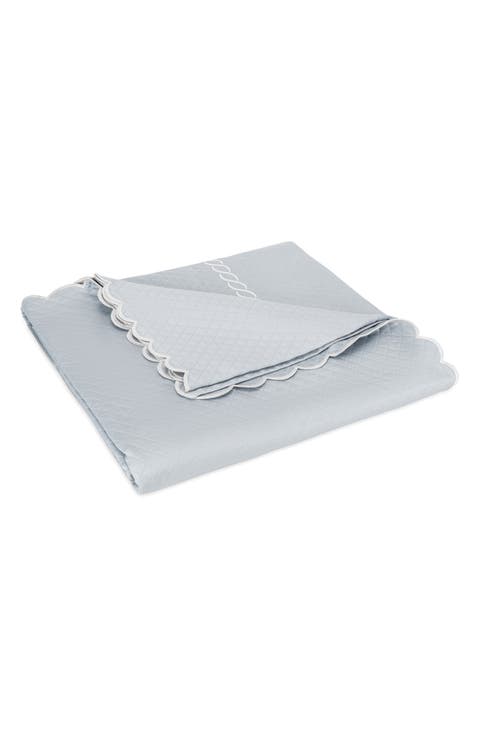 Classic Chain Scallop Matelassé Coverlet