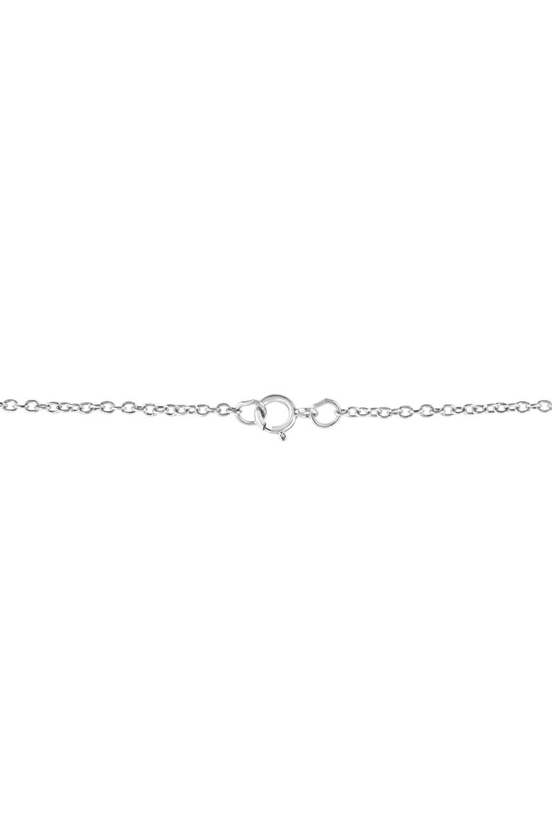 .925 Sterling Silver Diamond Accent Zodiac Key 18" Pendant Necklace, Alternate, color, Gemini