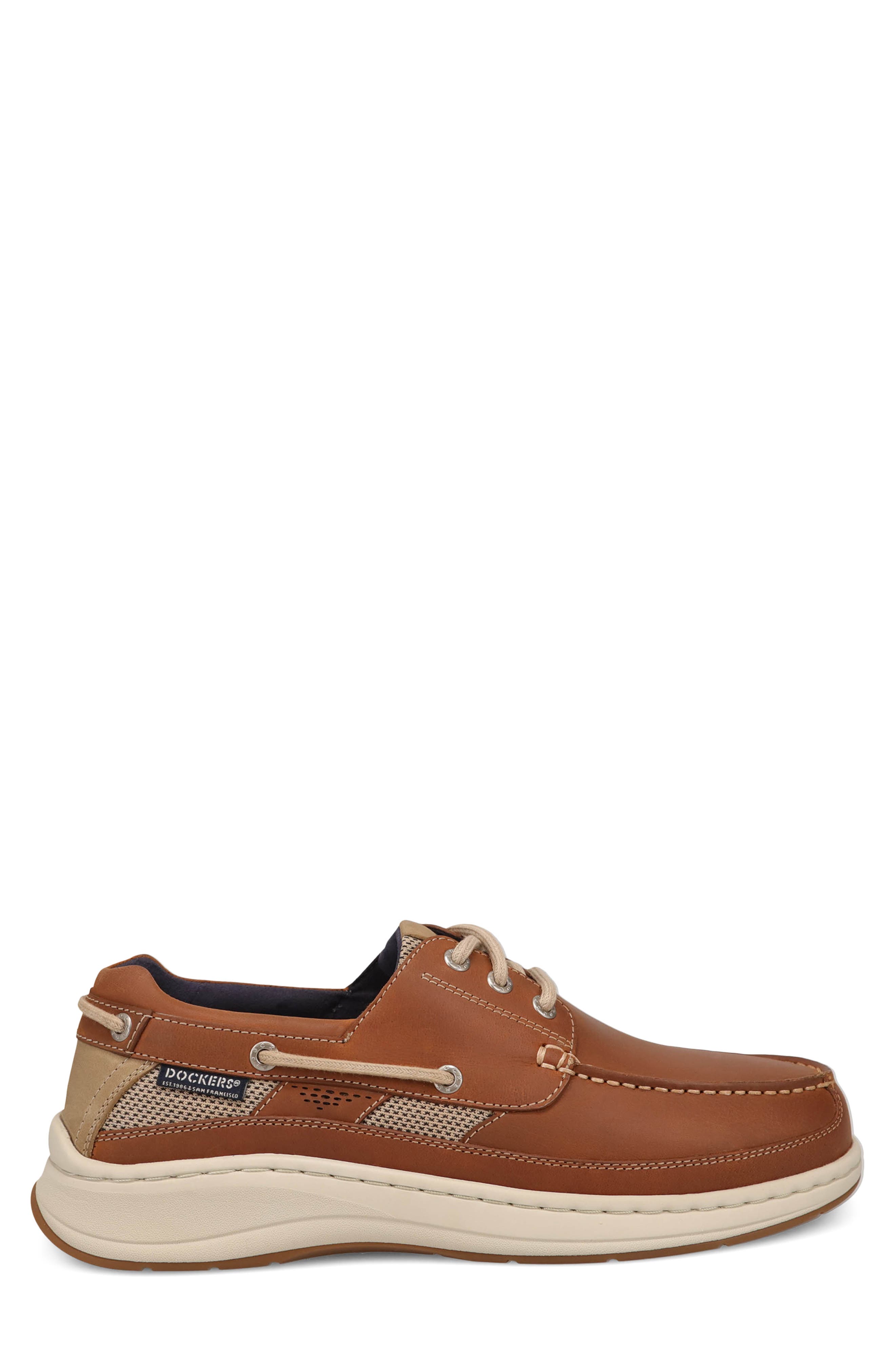 Dockers<sup>®</sup> <p>Bayside Leather Boat Shoe (Men) </p>, Alternate, color, Dark Tan