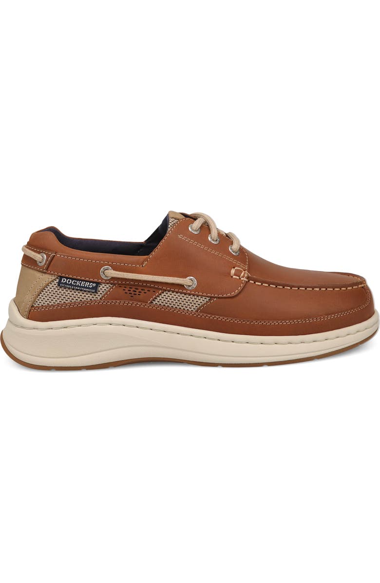 Dockers<sup>®</sup> <p>Bayside Leather Boat Shoe (Men) </p>, Alternate, color, Dark Tan