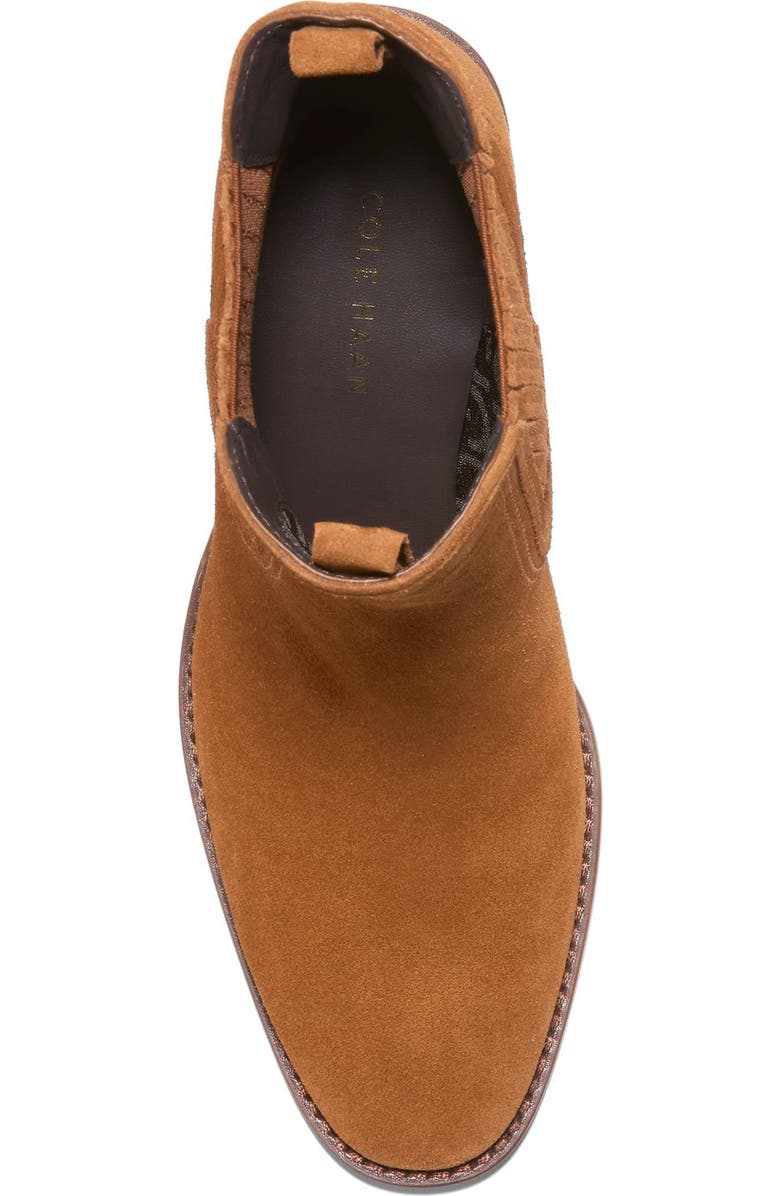 Cole Haan Janelle Chelsea Boot, Alternate, color, Tobacco Suede