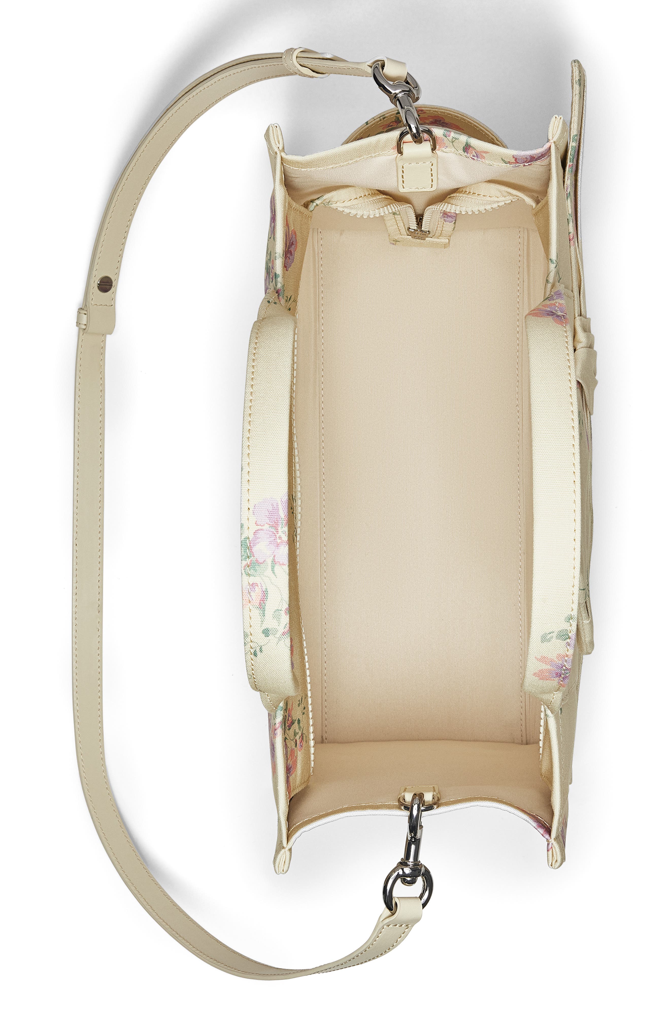 Medium The Tote Bag Canvas Tote, Alternate, color, CREAM MULTI