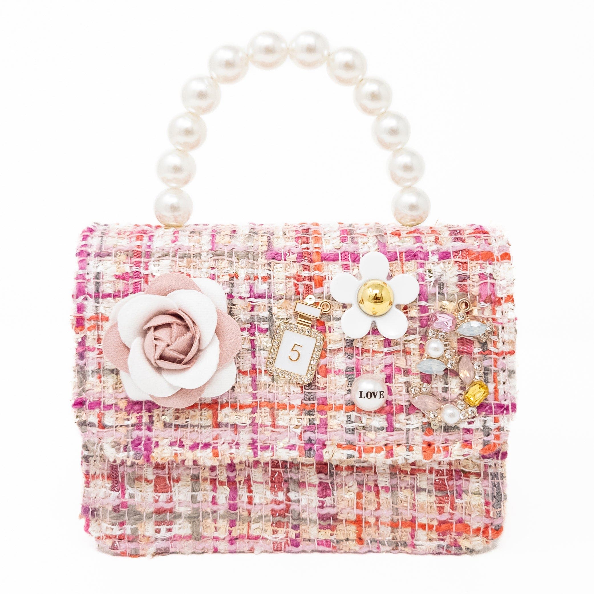 Puttisu Handbag - Petite Bloom, Main, color, Rose Confetti