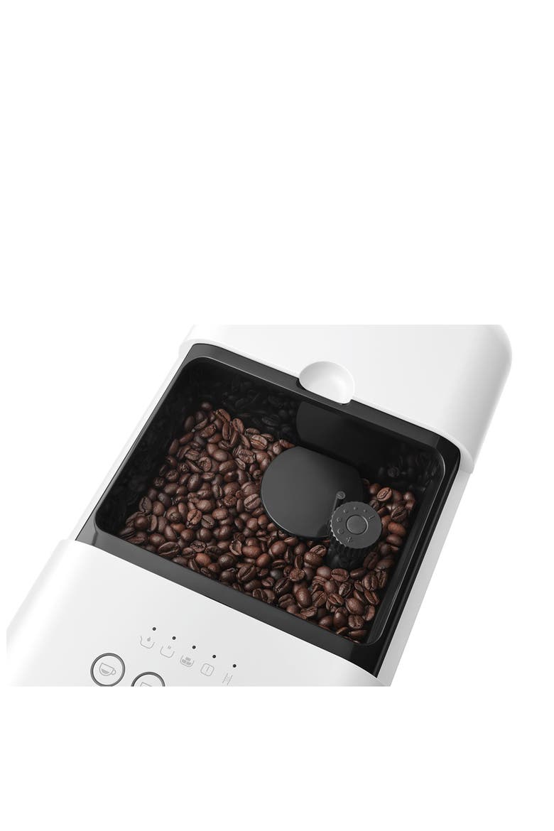 Fully Automatic Coffee Machine with Steamer, Alternate, color, MATTE WHITE