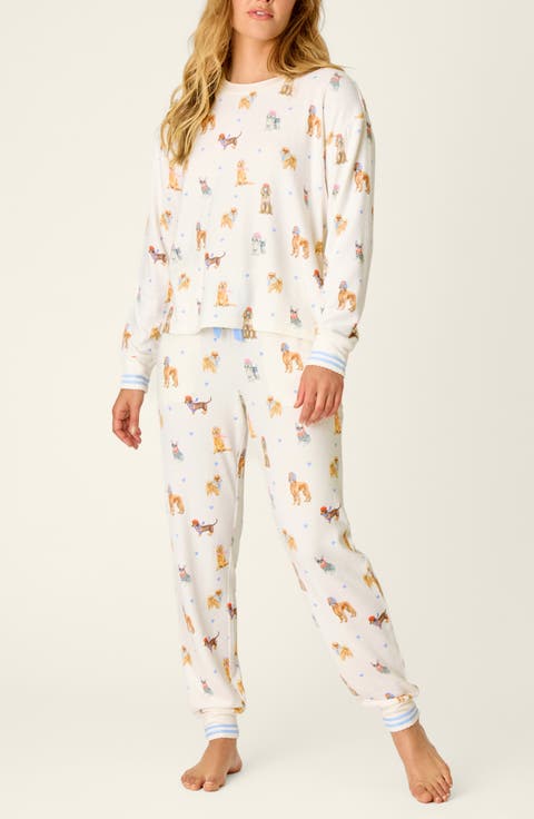Meet Me in Pawris 2-Piece Pajama Set
