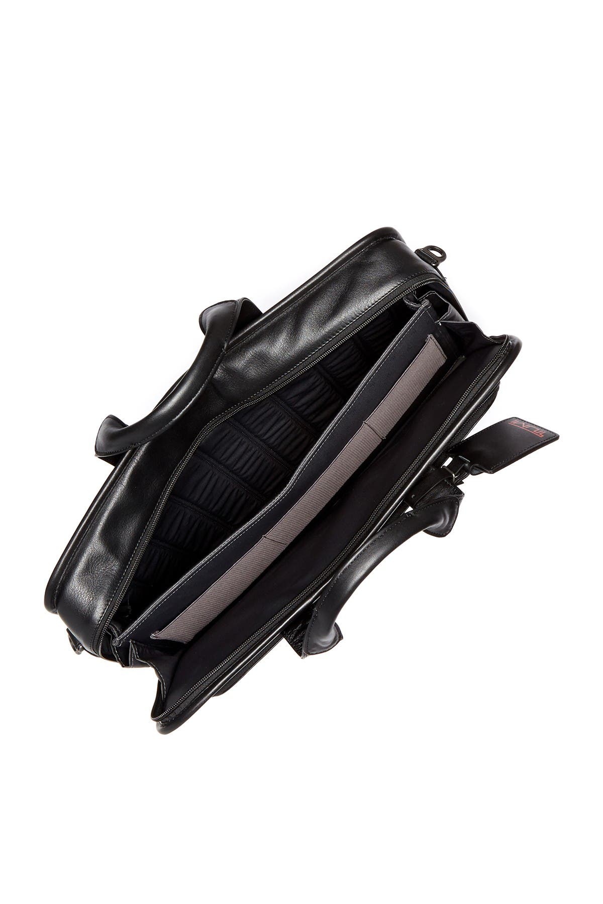 TUMI Alpha Slim Large Screen Computer Portfolio Leather Briefcase, Alternate, color, 