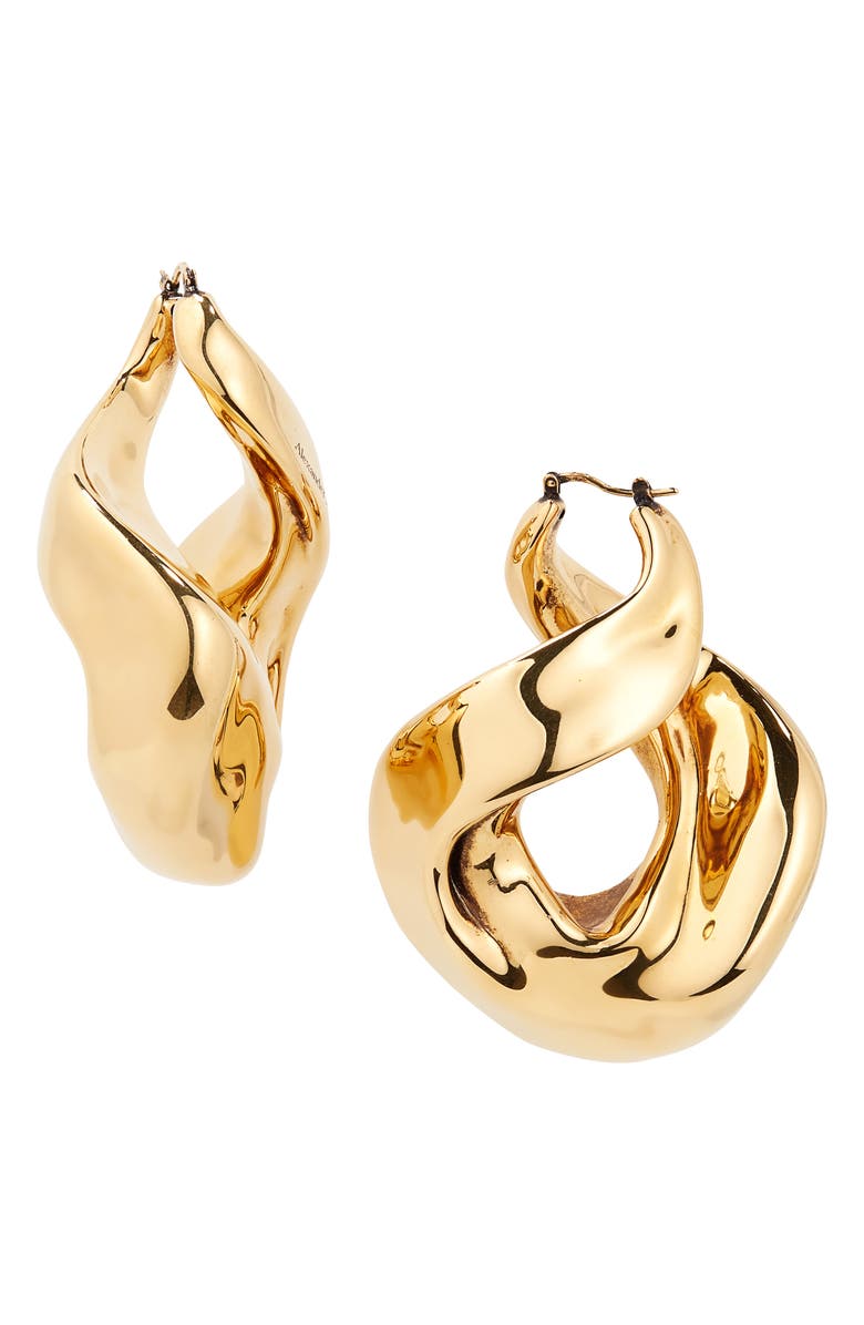 McQueen Twisted Drop Earrings, Main, color, 