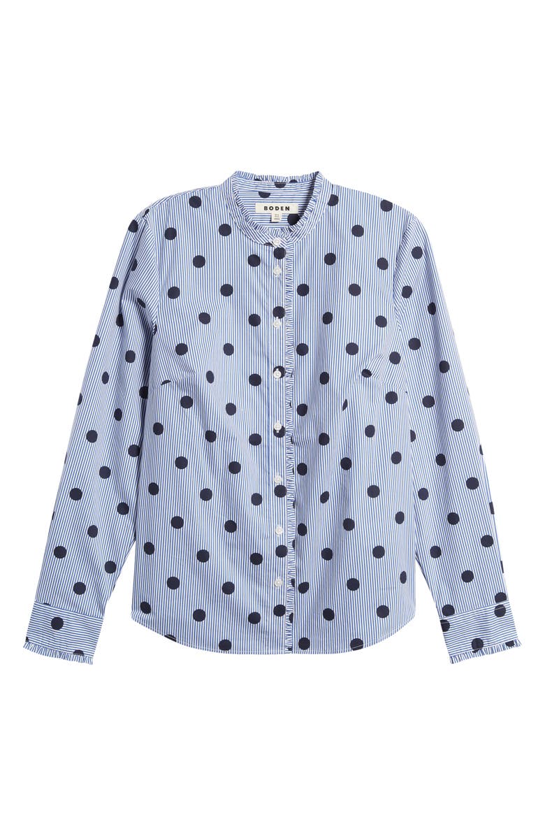 Boden Phoebe Print Cotton Button-Up Shirt, Main, color,