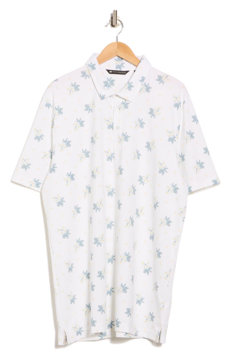 TravisMathew Arbor Wave Polo, Main, color, White