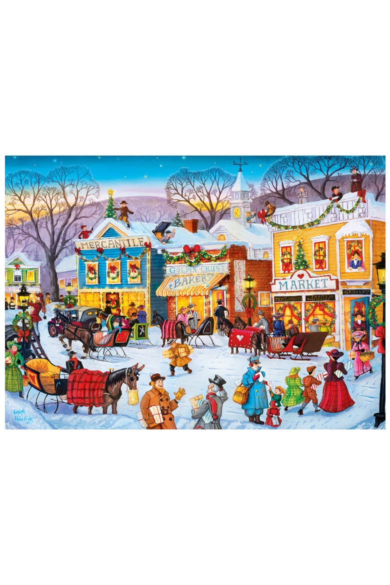 Christmas Shopping 1000 Piece Puzzle, Alternate, color, Multicolor