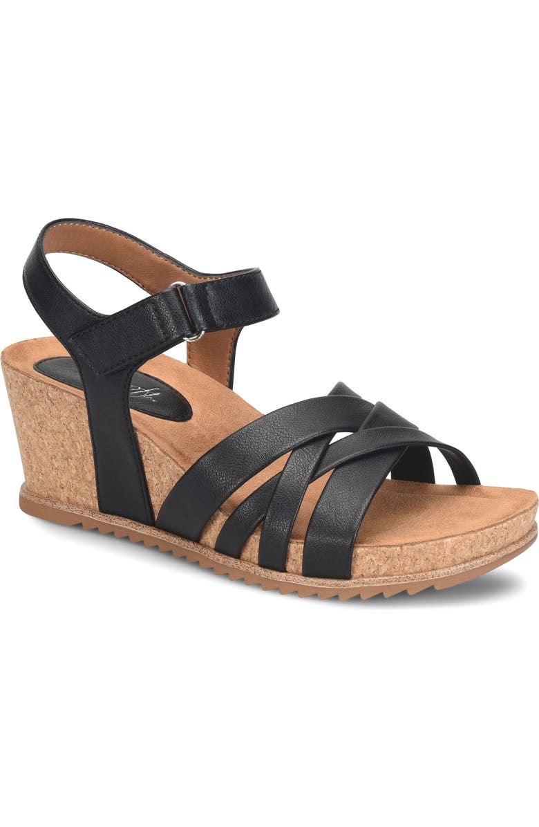 EUROSOFT Tate Wedge Sandal, Main, color,
