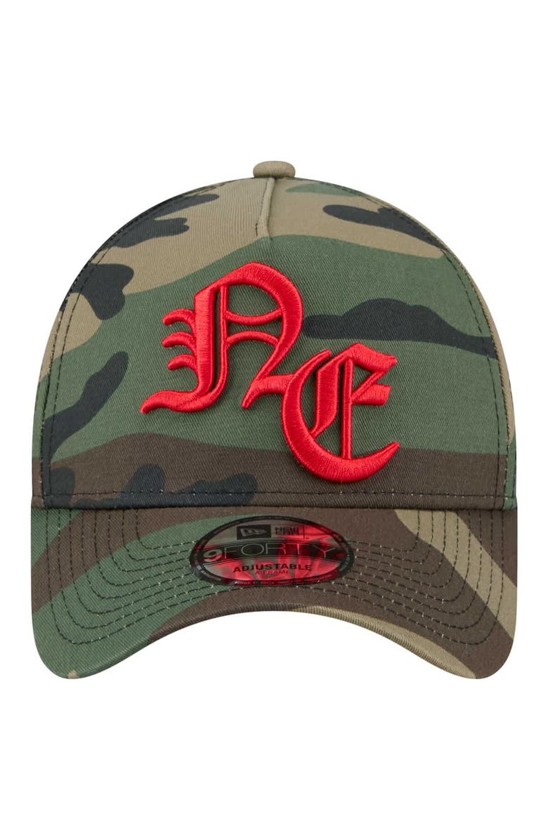 New Era Men's New Era Camo New England Patriots Mystic Camo A-Frame 9FORTY Adjustable Hat, Alternate, color, Camo