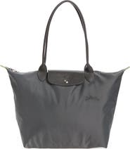 Longchamp Le Pliage Green Recycled Canvas Large Shoulder Tote