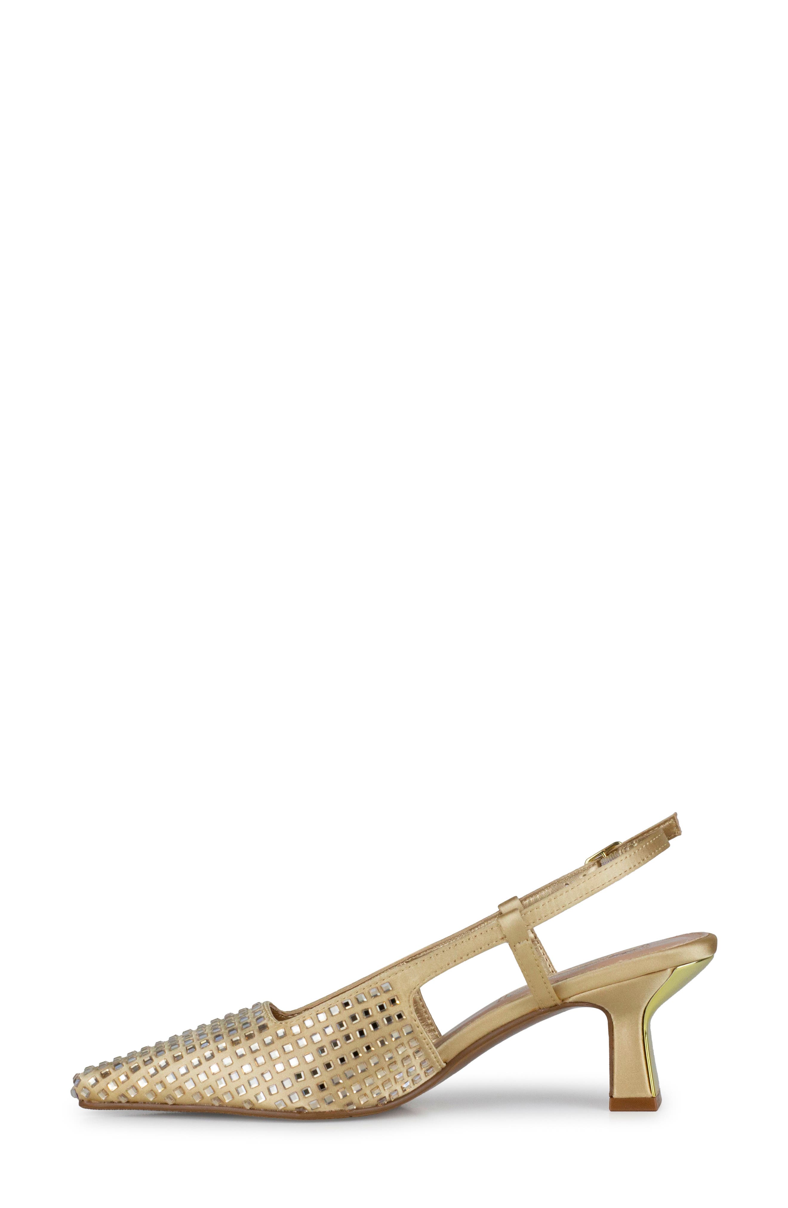 Shananr Slingback Pump, Alternate, color, GOLD