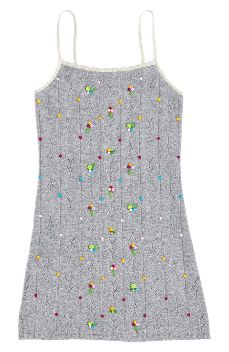 YanYan Rosie Two-Tone Lambswool Sweater Dress, Main, color,