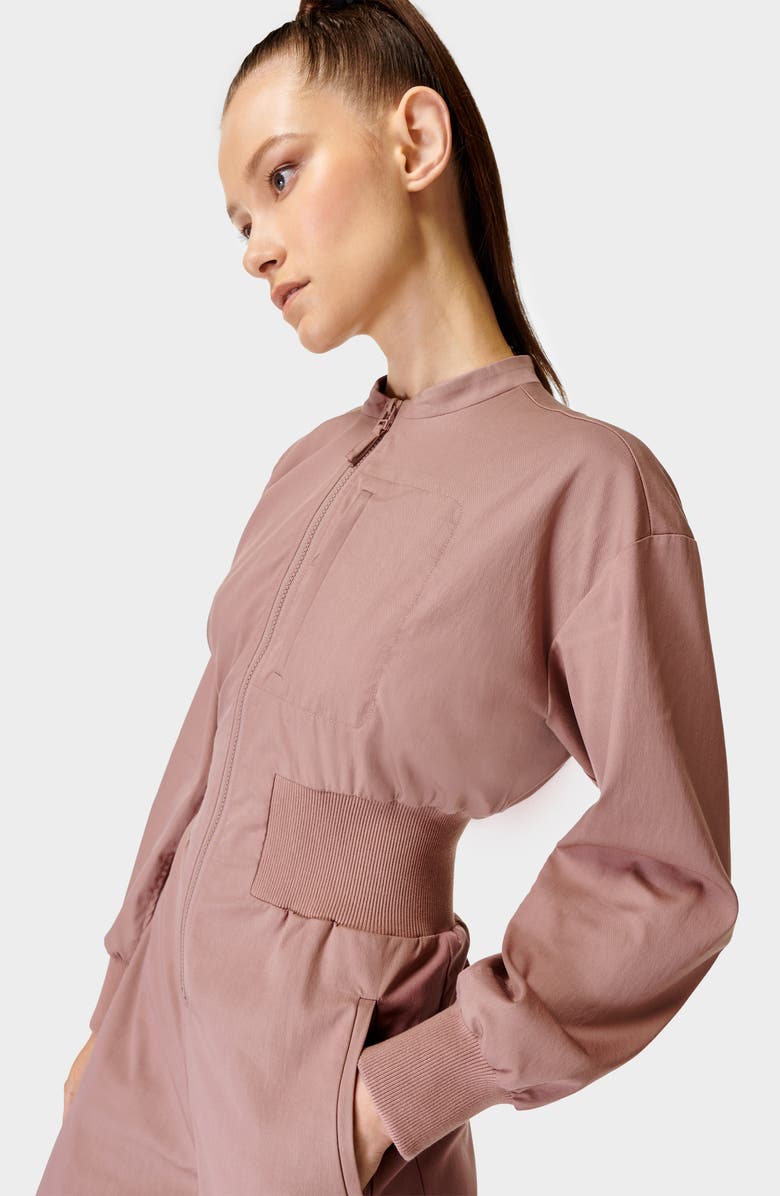 Sweaty Betty Refine Rib Jumpsuit, Alternate, color, 