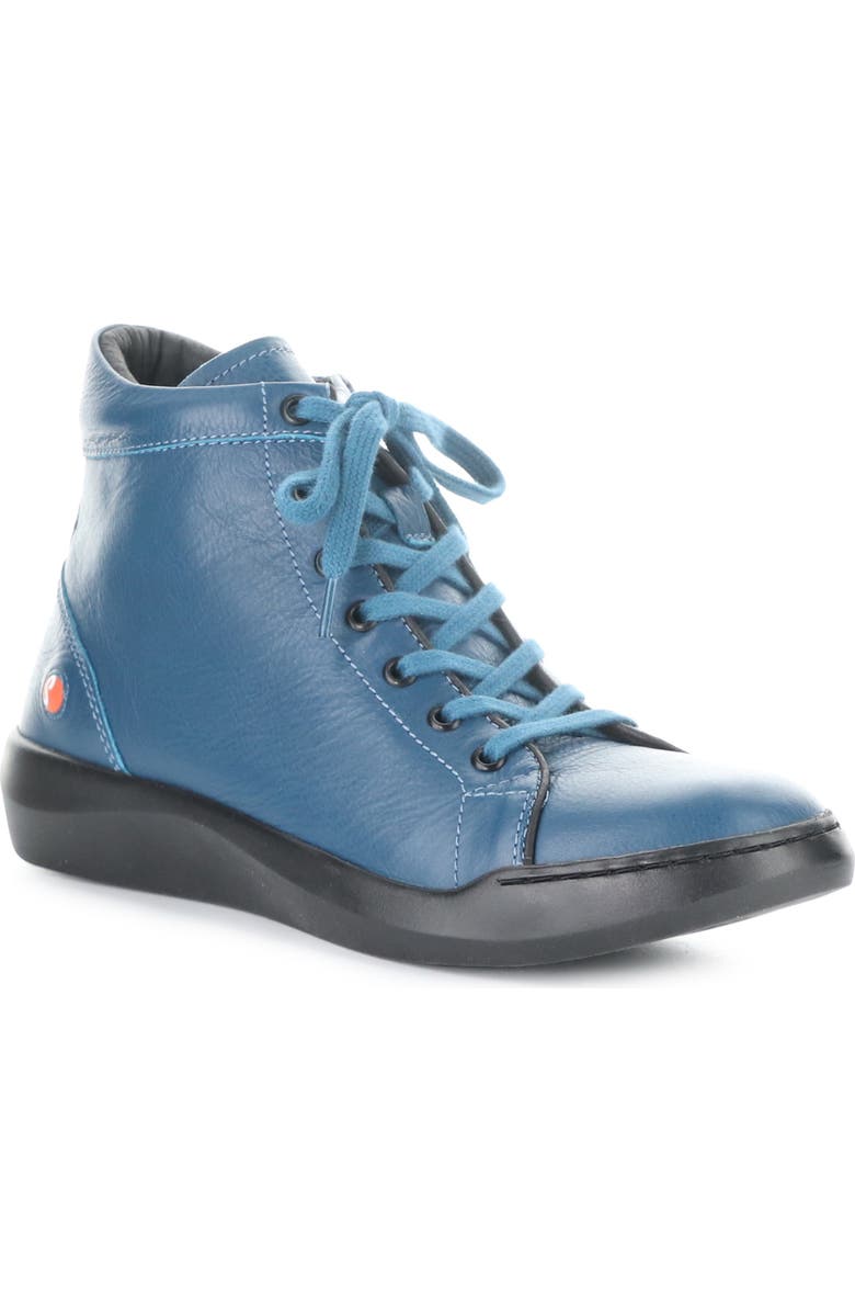 Softinos by Fly London Beji High Top Sneaker, Main, color, 008 Blue Denim