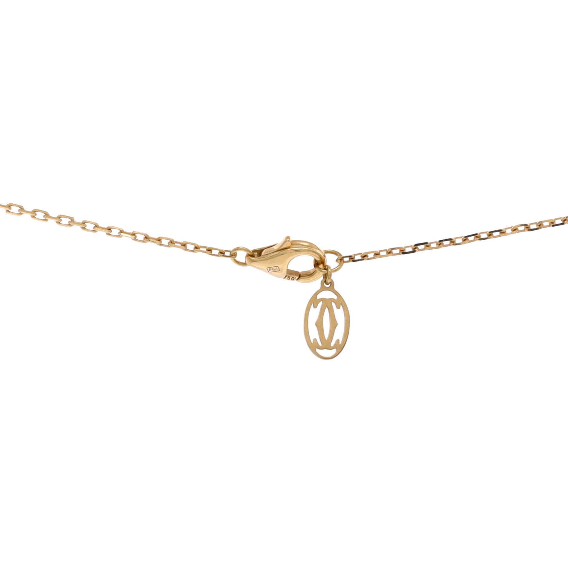 Juste un Clou Pendant Necklace 18K Yellow Gold and Pave Diamonds, Alternate, color, Metallic Gold
