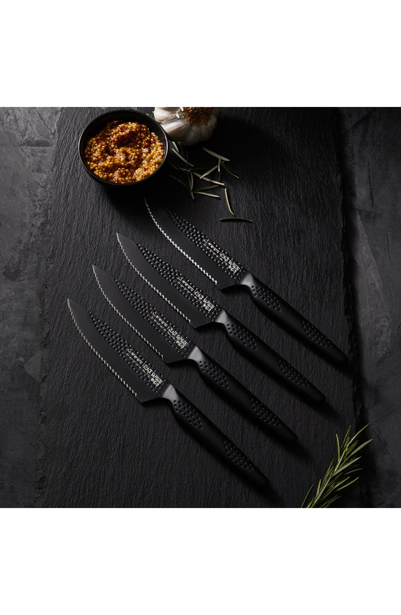 Cuisine::pro<sup>®</sup> iD3<sup>®</sup> BLACK SAMURAI 4-Piece Steak Knife Set, Alternate, color, Black