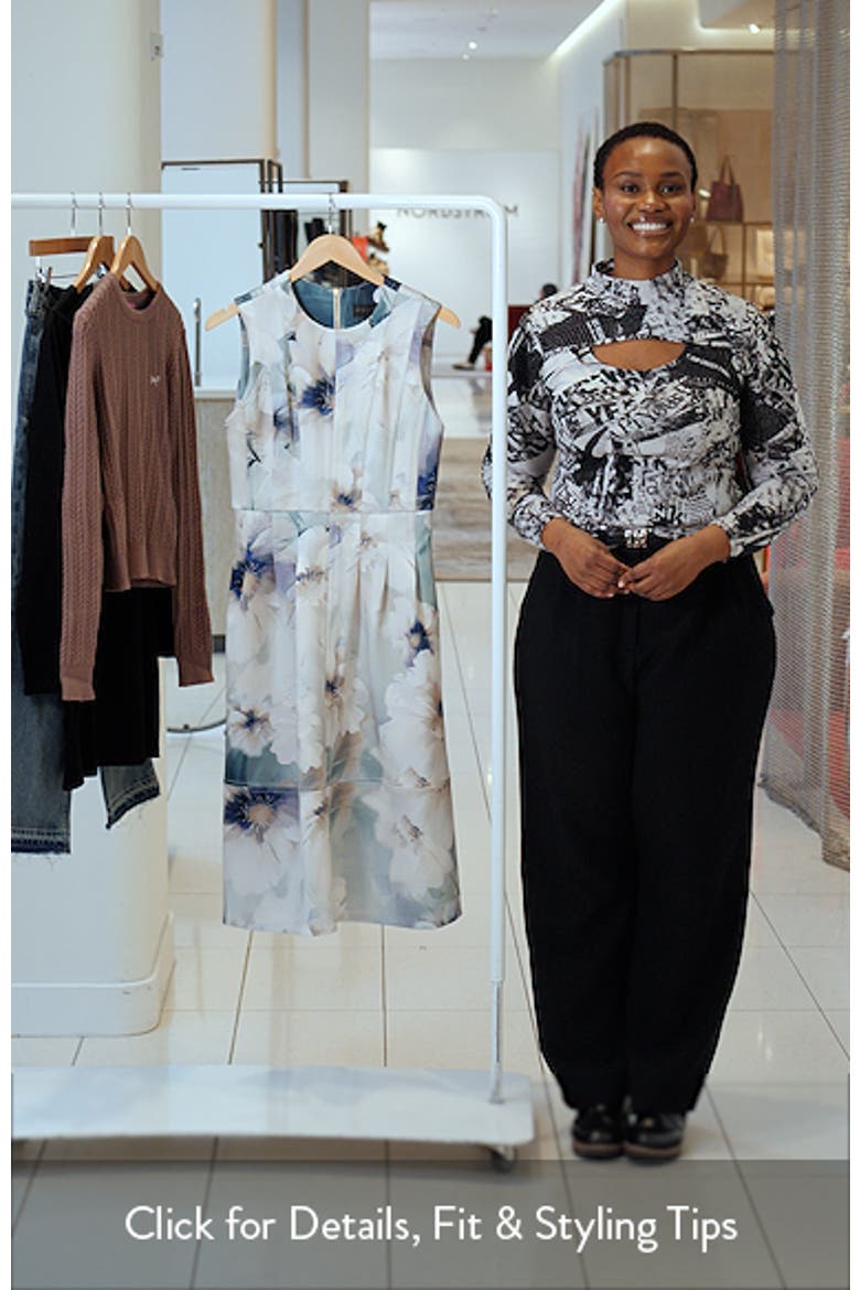 Floral Fit & Flare Midi Dress video
