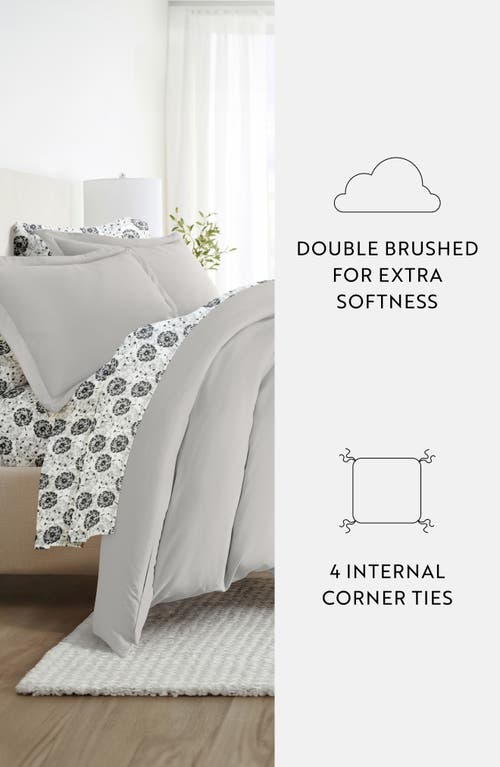 Homespun Bundle Duvet Set In Light Gray