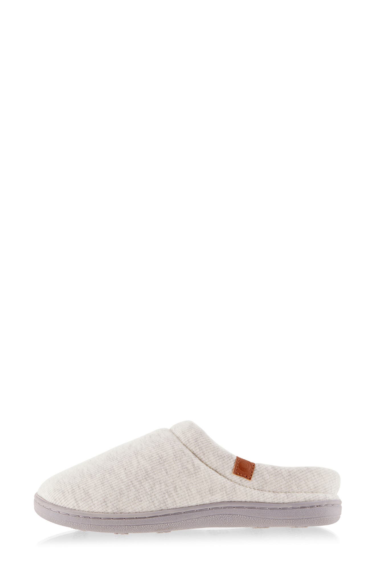FLOOPI Sydney Ribbed Slipper, Alternate, color, Stone Grey