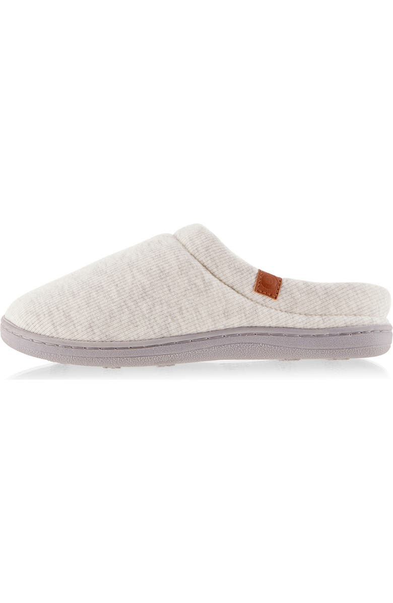 FLOOPI Sydney Ribbed Slipper, Alternate, color, Stone Grey