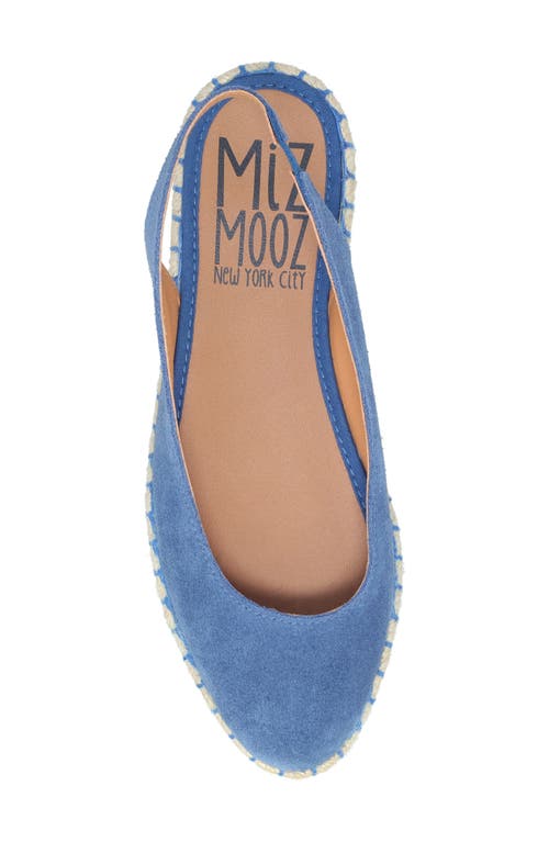 Miz Mooz Kiara Slingback Espadrille Flat In Ocean