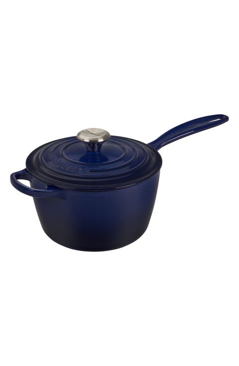 Signature 2.25-Quart Enameled Cast Iron Saucepan