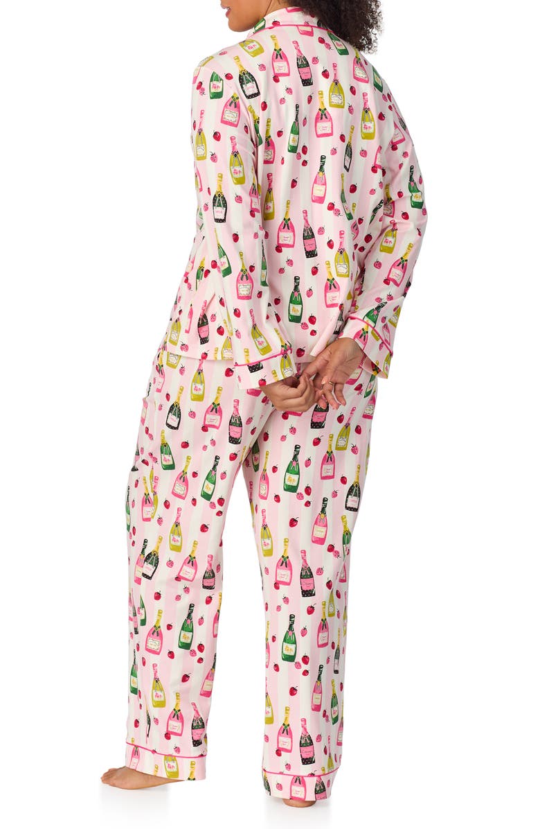 BedHead Pajamas Print Stretch Organic Cotton Jersey Pajamas, Alternate, color, 