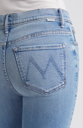The Insider Sneak Distressed High Waist Bootcut Jeans