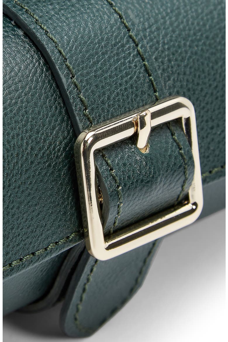 British Racing Green Triple Watch Roll, Alternate, color, GREEN
