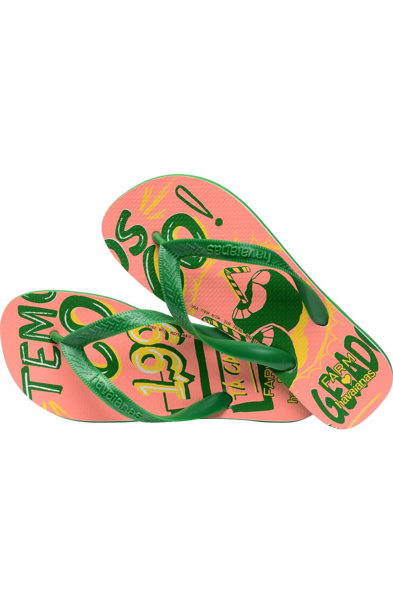 Havaianas x FARM Rio Flip Flop, Alternate, color,